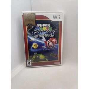 Super Mario Galaxy Nintendo Selects Wii 2007 Complete In Box CIB/Inserts TESTED